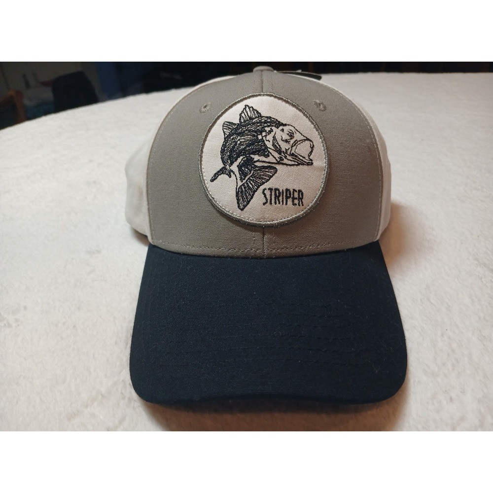 Striper Tricolor  Fishing Hat Wind Proof Rodbending New With Tags‎ NWT
